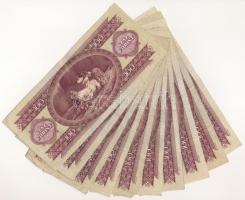 1975-1980. 100Ft (10x) T:F közte szép papír