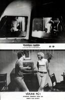 Hibás filmfotók vegyes tétele, 33 filmből egy-egy jelenet, 33 db vintage produkciós filmfotó ezüst zselatinos fotópapíron, különféle hibákkal (szakadás, hajtásnyom, elszíneződés, kisebb hiány, stb., 18x24 cm