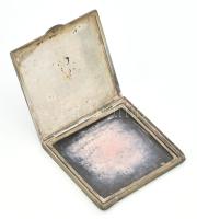 Ezüst (Ag) pudrié, Jelzett br 110 g 7,5x7,5 cm