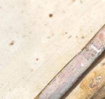 Ezüst (Ag) pudrié, Jelzett br 110 g 7,5x7,5 cm