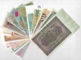 14db-os vegyes külföldi bankjegy tétel, közte Laosz, Brazília, Német Harmadik Birodalom stb T:vegyes...