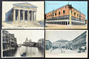 Kb. 350 db RÉGI olasz város képeslap vegyes minőségben / Cca. 350 pre-1945 Italian town-view postcards in mixed quality