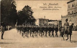 Wiener Neustadt, Bécsújhely; Theresian Militär-Akademie, Akademiker Bataillon / military academy, Academic soldiers (surface damage)