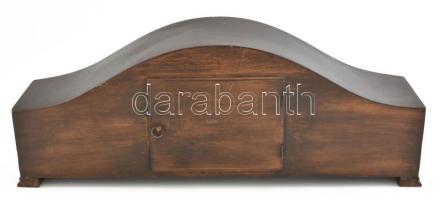 Petersen negyedütős Westminstert játszó kandallóóra. Felhúzó kulccsal, működik , oldalán kis sérülés...