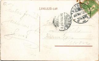 1907 SMS Szamos a Császári és Királyi Haditengerészet monitorja Pozsonyban. Dunaflottilla / K.u.K. K...