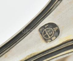 Cukorfogó Antik ezüst (Ag) díszítéssel 1866 Bécs 13 latos finomságjellel 64 g 17 cm