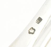 Cukorfogó ezüst (Ag) jelzett dianás, 54 g 13 cm