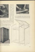 1936 Fritz Spannagel: Der Möbelbau című bútorkészítésről szóló szakkönyv német nyelven, Otto Meier k...