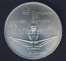 Kanada 1974. 5$ Ag "Montreali olimpia - kajak" T:2+