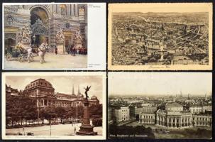 Wien, Vienna, Bécs; - Kb. 100 db régi képeslap vegyes minőségben / Cca. 100 pre-1945 postcards in mixed quality