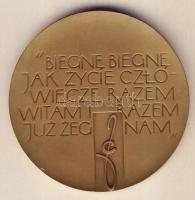 Lengyelország 1978. "Jozef Czechowicz költő" nagyalakú Br emlékplakett T:2