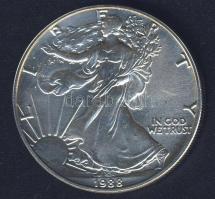 USA 1988. 1$ Ag 1oz. "Liberty" T:1-/2+