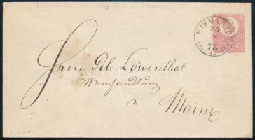 1873 5kr díjjegyes levél KISMARTON / EISENSTADT - Manz (Gudlin 200 p)