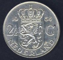 Hollandia 1964. 2 1/2G Ag T:2 apró ph.