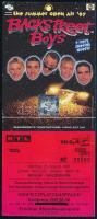 1997 Berlin, Backstreet Boys koncert belépőjegy, hajtott