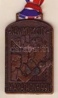USA 1991. "new-yorki maraton" Br díjérem T:2 szalagon