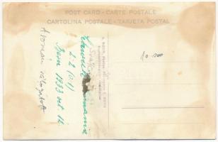 1933 Bern, Svájc - Románia válogatott labdarúgó mérkőzés, román focisták / Switzerland - Romania foo...