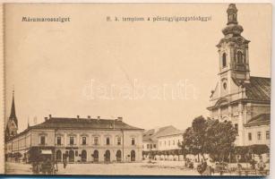 Máramarossziget, Sighetu Marmatiei;képeslapfüzet 10 képeslappal (utcák és épületek). Wizner és Dávid...