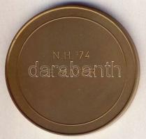 Hollandia 1974. "Amszterdam címere" Br emlékérem T:2