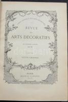 1894 A dekorálás művészetéről szóló franci vastag, bordázott gerincű könyv francia nyelven, levált e...