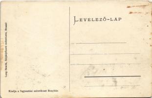 Bonyha, Szászbonyha, Bahnea; Gyógyszertár. Lang Henrik Brassó kiadása / pharmacy (fl)