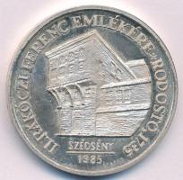 1985. "II. Rákóczi Ferenc emlékére - Rodostó 1735 - Szécsény" jelzett Ag emlékérem (34,41g...