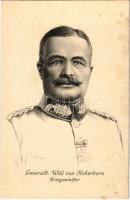 Generalleutnant Wild von Hohenborn, Kriegsminister / WWI German military, General and Minister of War, Első Világháborús Német katonai Ezredes és Háborús Miniszter.