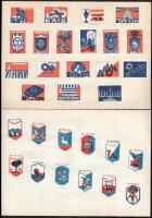 cca 1964 Kb 250 darabos izraeli gyufacímke gyűjtemény szépen rendezve lapokon