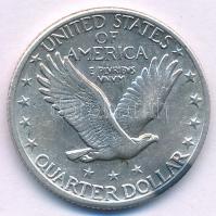 Amerikai Egyesült Államok 1929. 25c Ag "Álló Szabadság negyeddolláros" T:XF,VF kis patina
...