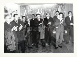 1969 Magyar kenderipar kiállítása, Kenderfonó és Szövőipari Vállalat (Szeged), album 19 db fekete-fe...