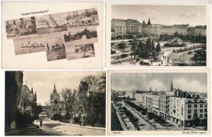 21 db RÉGI és MODERN történelmi magyar város képeslap / 21 pre- 1945 and modern historical Hungarian town-view postcards