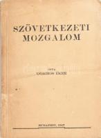 Gombos Imre: Szövetkezeti mozgalom. Bp., 1947., Magyar Állami Nyomda, 172 p. Kiadói papírkötés, kissé foltos borítóval.