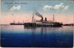 1913 SS Baron Gautsch Osztrák-Magyar személyszállító hajó (szakadás), 1913 Eildampfer Baron Gautsch / SS Baron Gautsch Austro-Hungarian passenger ship (tear)