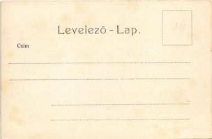 Budapest I. Tabán, Döbrentei tér, Kellner Ignácz Tabáni bor- és sörcsarnoka, Gamauf Gyula üzlete, Sz...