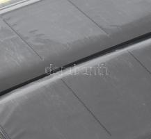 Nagyobb méretű, üres fotóalbum / képeslap-album, átlátszó műanyag védőborítóban, 33x17,5x5 cm