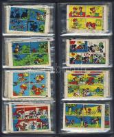 ~1970-1980 1602db, ebből 163 féle rágógumipapír két berakóban