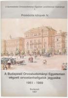 Molnár László szerk.: A Budapesti Orvostudományi Egyetemen végzett orvostanhallgatók jegyzéke 1951-1969. A Semmelweis Orvostudományi Egyetem Levéltárának kiadványai. Promóciós könyvek IV. Bp., 1997, Semmelweis. Készült 300 példányban. Kiadói papírkötés.