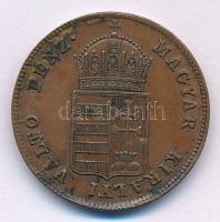 1848. 1kr Cu T:AU apró ph.
Adamo B1