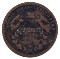 1868KB 1kr Cu Angyalos címer T:VF  Adamo M4.1