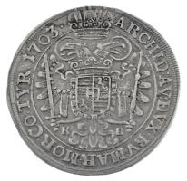 1703K-B 1/2 Tallér Ag "I. Lipót" Körmöcbánya (14,32g) T:XF patina, fülnyom
Hungary 1703K-...