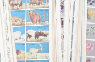 Több száz magyar gyufacímke, komplett ívekben, családi címkékkel, vegyes állapotban