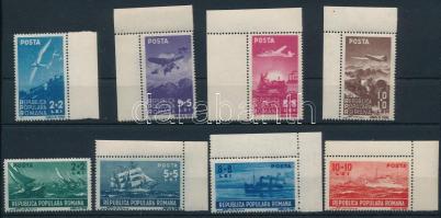 1948 Repülés és Hajózás sor Mi 1145-1148 + Mi 1149-1152