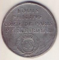 Franciaország DN "V. Henrik" régi érme ólom utánverete T:2