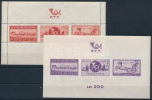 1944 Posta és vasút blokkpár Mi 22-23