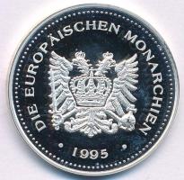 Ausztria 1995. "Erzsébet császárné / Európai monarchiák" jelzetlen Ag emlékérem (14,97g/34...