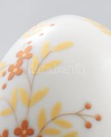 2 darab porcelán tojás ékszertartó, jelzés nélkül, hibátlan, m: 9-10 cm