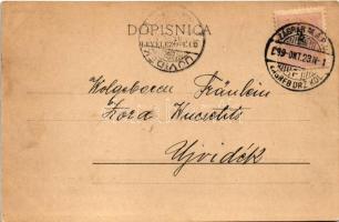 1899 (Vorläufer) Zagreb, Zágráb; Kukoviceva ulica / Rue Kukovic / street view