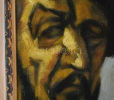 Jelzés nélkül. magyar festő, XX. sz. első fele: Önarckép tükörben. Olaj, vászon, javított. Provenien...