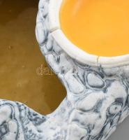 Király Károly: Mécsestartó. Jelzett, hibátlan, m: 13x13 cm