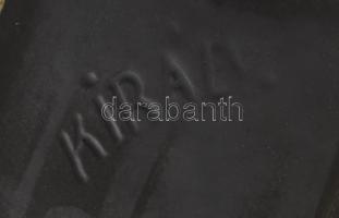 Király Károly: Mécsestartó. Jelzett, hibátlan, m: 13x13 cm